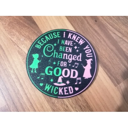 Wicked 2024 Movie 3D Printed Drinks Placemat Mug Coaster