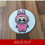 Labubu Pink Monster 3D Printed Coaster..