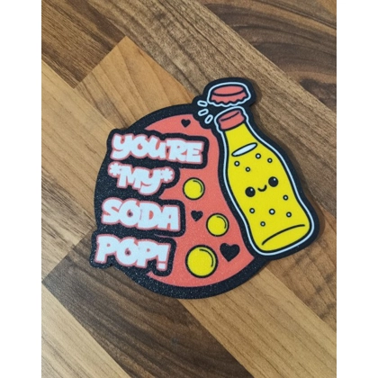 K-Pop Demon Hunters Saga Boys You're My Soda Pop 3D Printed Coaster Mug Drinks