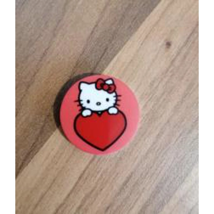 Hello Kitty Round Single Pin Badge Hello Kitty Round Single Pin Badge