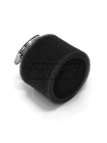 Air Filter – Twin Foam – Angled – Black – 42mm