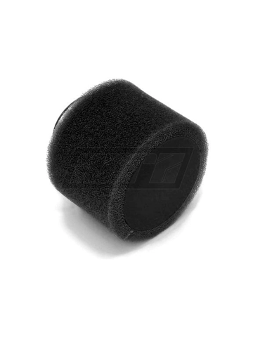 Air Filter – Twin Foam – Straight – Black – 35mm