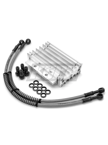 Oil Cooler – CNC Alloy – 420mm Hoses