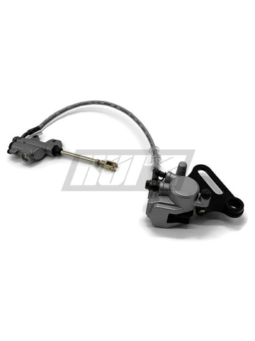 REAR BRAKE SYSTEM, MASTER CYLINDER  480MM HOSE, CALIPER