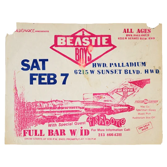 BEASTIE BOYS TICKET