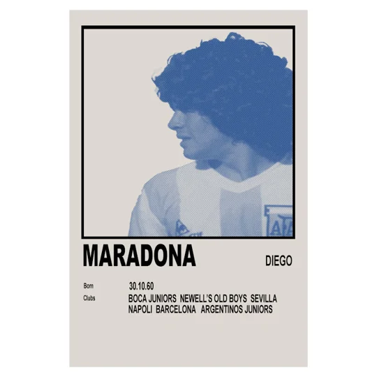 MARADONA POSTER