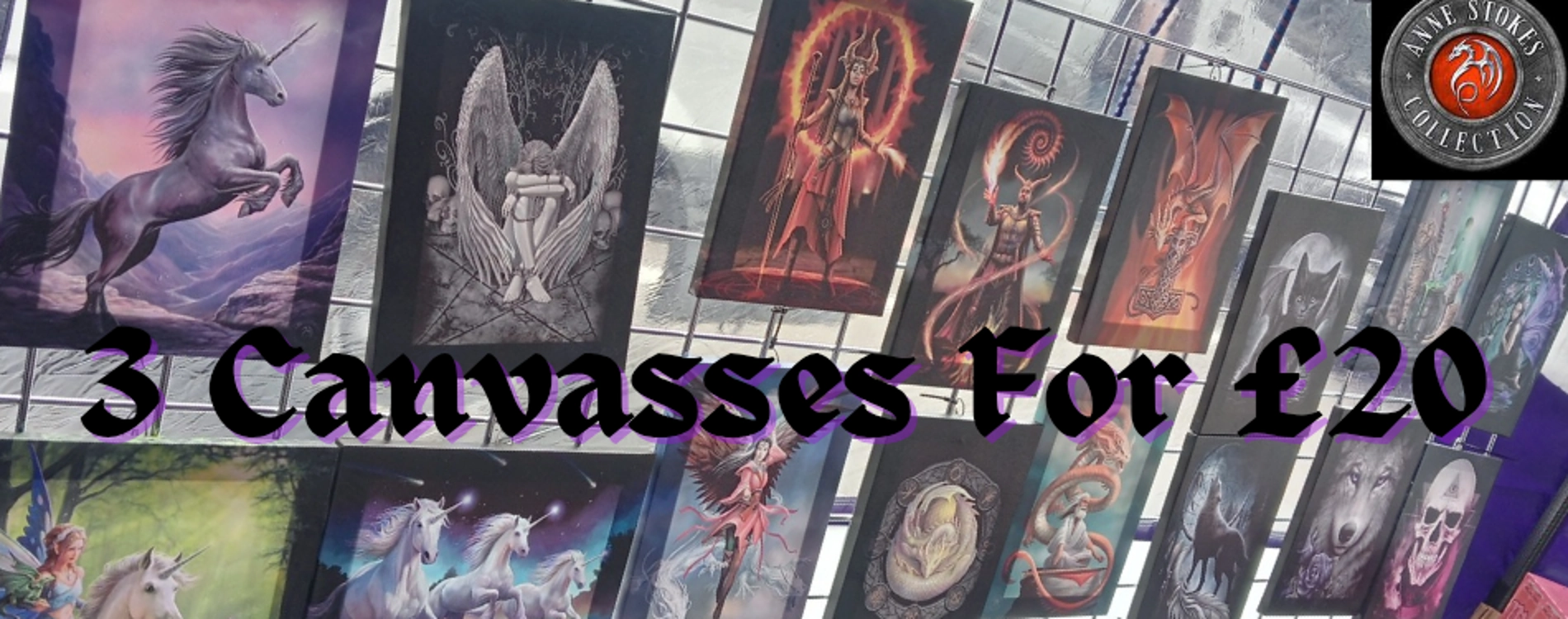 3 canvasses for £20