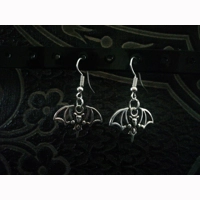 bat pendant earrings