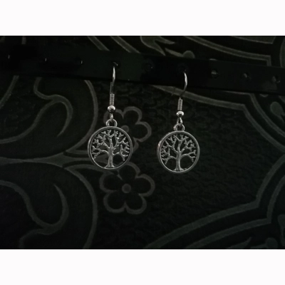 tree of life pendant earrings