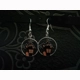 haunted house pendant earrings