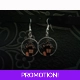haunted house pendant earrings