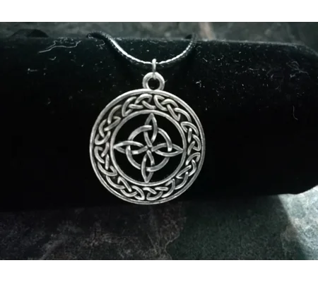 celtic cross round choker