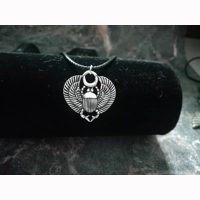 egyptian scarab choker