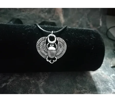 egyptian scarab choker