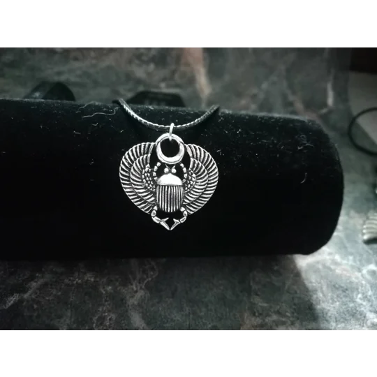 egyptian scarab choker