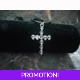 cross of skulls choker