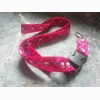 pink skull lanyard