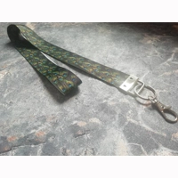 peacock design lanyard