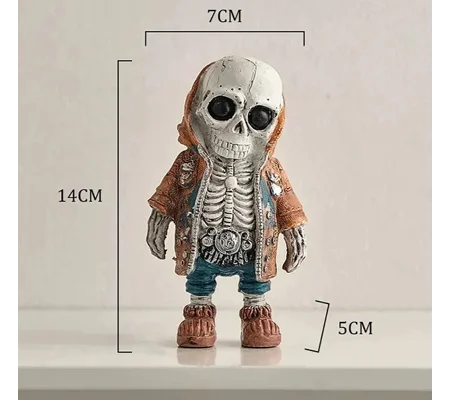 Skeleton Jacket Resin Character Figurine