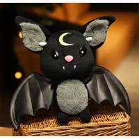 Black Vampire Bat Plush Toy 30cm