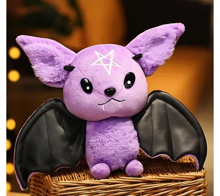 Purple Vampire Bat Plush Toy 30cm