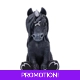 Unicorn Black Home Decor Resin Figurine