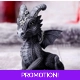 Dragon Black Home Decor Resin Figurine