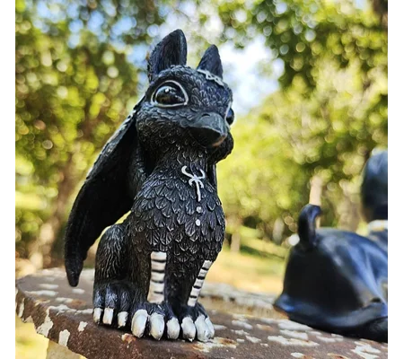 Griffin Black Home Decor Resin Figurine