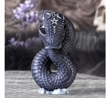 Snake Black Home Decor Resin Figurine