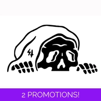 Grim Reaper Peep Sticker Large