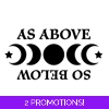 As Above So Below Sticker