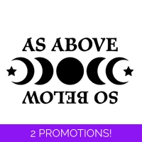 As Above So Below Sticker