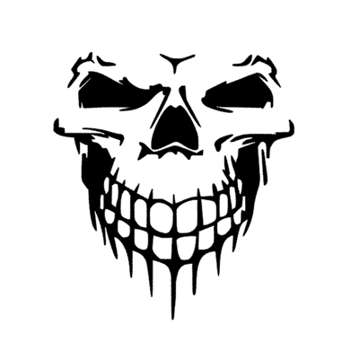 Skull Sticker Large