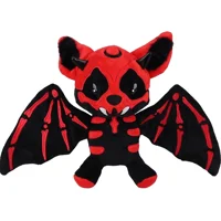 Red Skeleton Bat Plush Toy