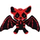 Red Skeleton Bat Plush Toy