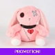 Pink Dark Rabbit Plush Toy 25cm