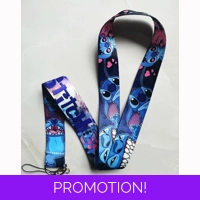Stitch Cheeky Lanyard