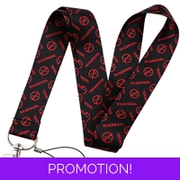 Deadpool Logo Lanyard