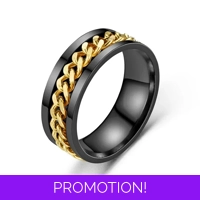 size 18.5 UK R gold detail spinne..