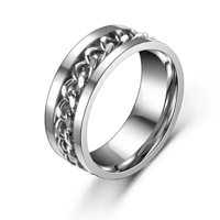 small size 18 UK P spinner ring