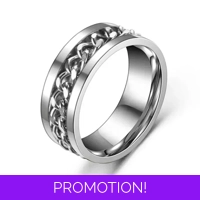 small size 18 UK P spinner ring