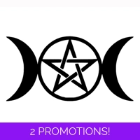 Triple Moon Sticker Large