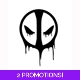 Deadpool Drip Logo Sticker