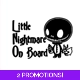 Little Nightmare On Board Sticker
