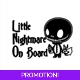 Little Nightmare On Board Sticker Little Nightmare On Board Sticker