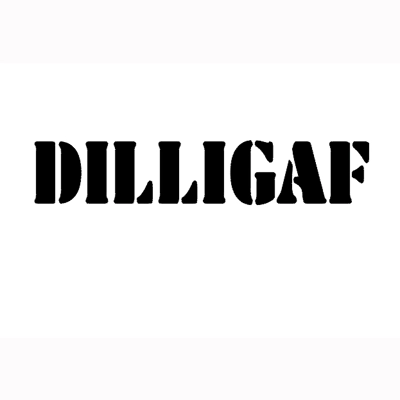 Dilligaf Sticker