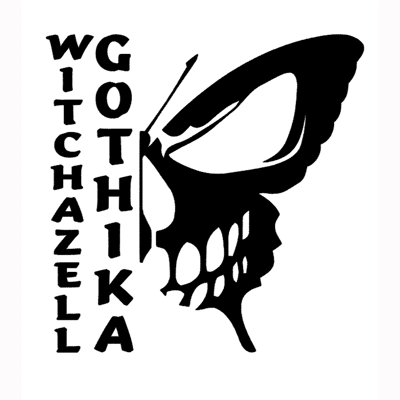 Witchazell Gothika Skull Butterfly Sticker