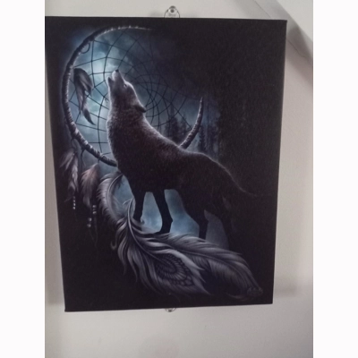 From Darkness Wolf Canvas