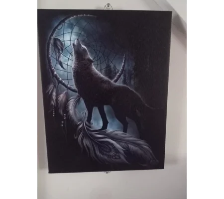 From Darkness Wolf Canvas