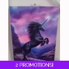 Black Unicorn  Canvas b..